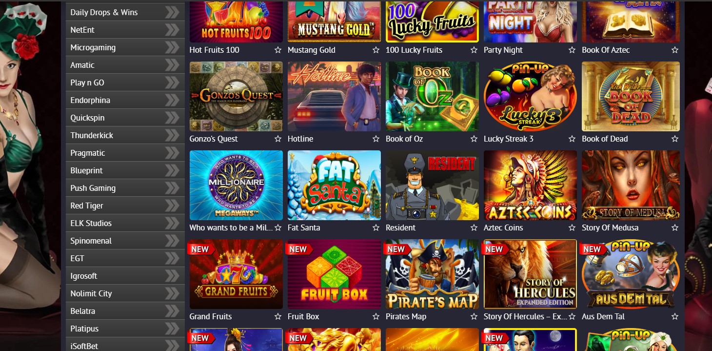 Провайдеры онлайн-казино Pin Up Casino